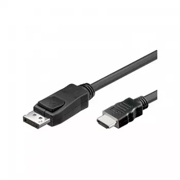Good Connections ühenduskaabel DisplayPort 1.2 -> HDMI - 24K kuldkontaktid - OFC - must - 1m