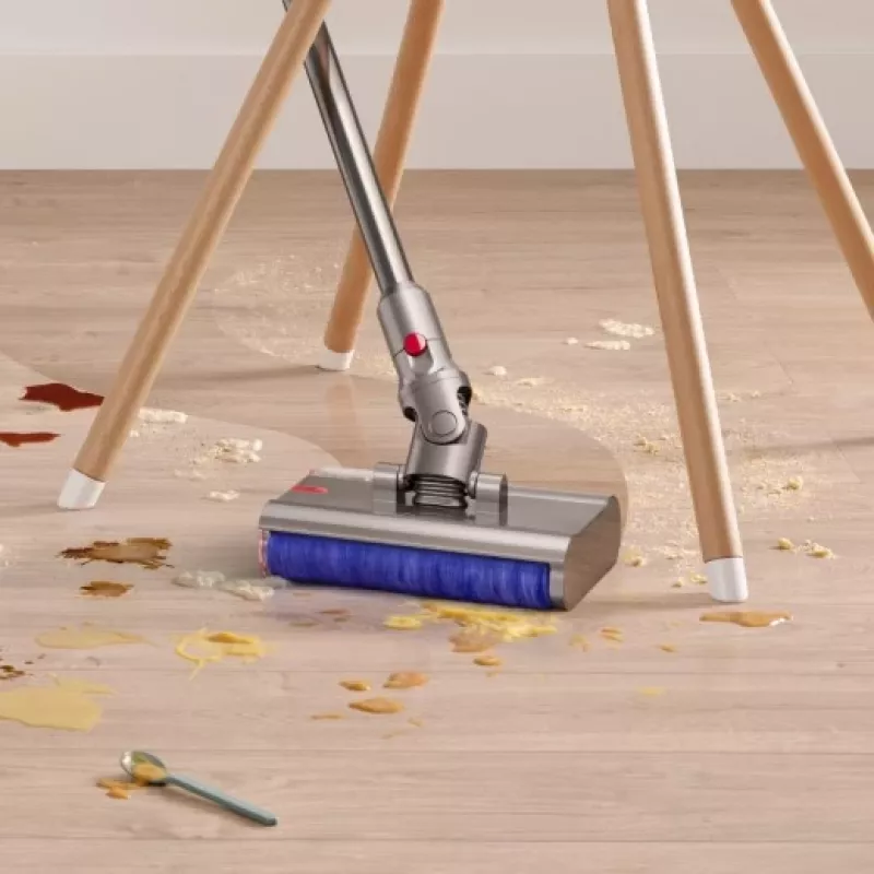 Dyson V12 Submarine 3-in-1 tolmuimeja, aku, märg- ja kuivpuhastus, HEPA, kotita, 0,35 L, nikkel, kollane