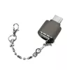 USB-C microSD-kaardilugeja võtmehoidjana