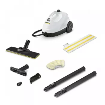 Kärcher SC 2 EasyFix silindriline aurupuhasti 1 L 1500 W must, valge