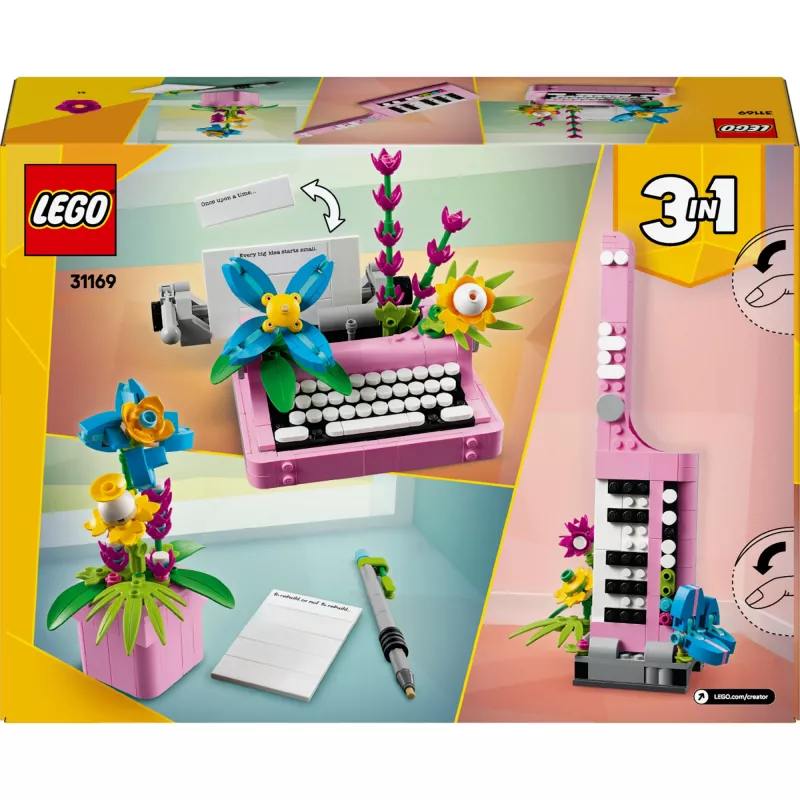 LEGO CREATOR 3in1 31169 Lilledega kirjutusmasin