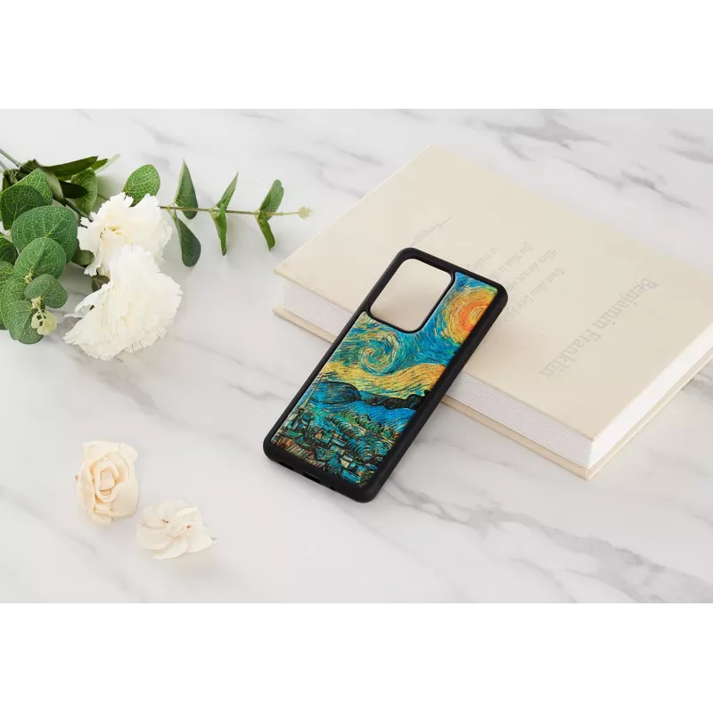 Kaitsev nutitelefoni ümbris iKins Samsung Galaxy S20 Ultra jaoks — täheöö must
