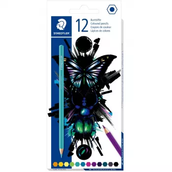 Värvipliiatsite komplekt Staedtler 146 C12 E1 — Mitmevärviline, 12 tk, pehme grafiit