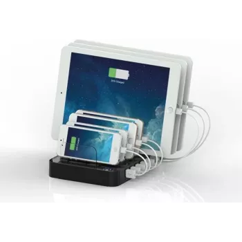 ROLINE laadimisdokk - toiteplokk - 12 W - 4 A - 7 väljundporti (7 x 4-kontaktiline USB tüüp A)