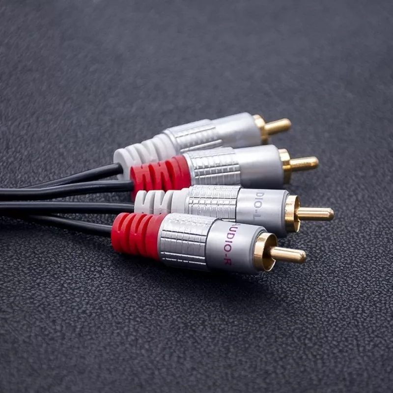 Audio kaabel Qoltec 52337 2 m 2 x RCA must