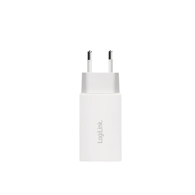 Kahe USB-pistikupesa adapter 65W, 2xUSB-C, valge