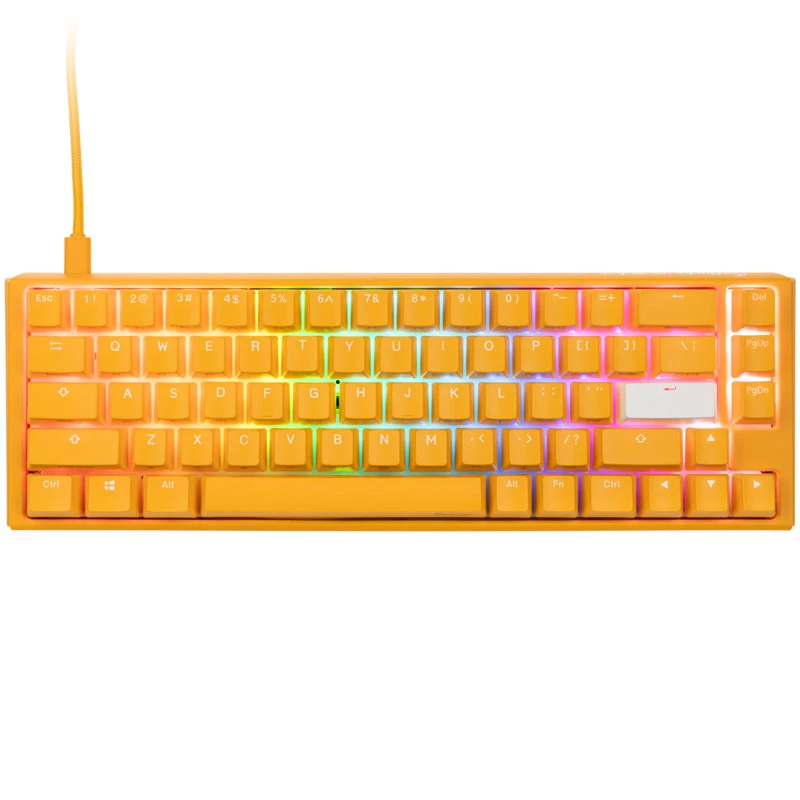Ducky One 3 kollane SF klaviatuur mängimiseks USB QWERTY US English