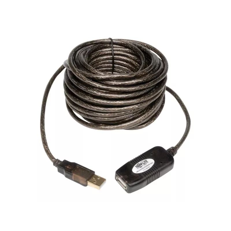 Tripp Eaton Tripp Lite Series 10M USB 2.0 Hi-Speed Active Extension Repeater Cable USB-A M/F 33' 33ft 10 Meter - USB-pikenduskaabel - USB (M)
