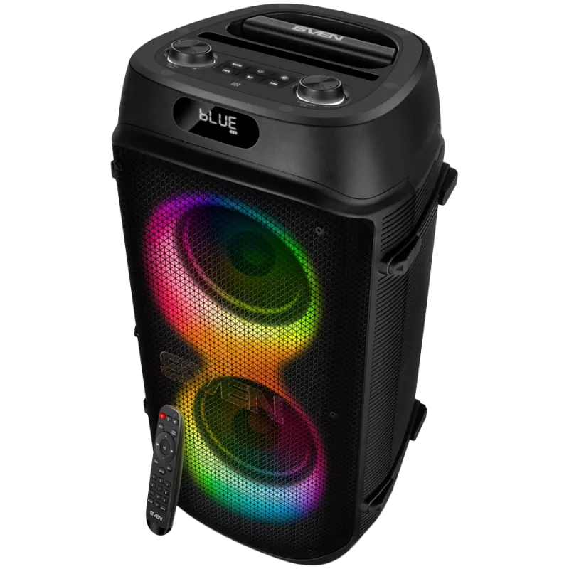 SVEN PS-850, (100W, TWS, Bluetooth, FM, USB, microSD, LED-ekraan, 8000mAh)