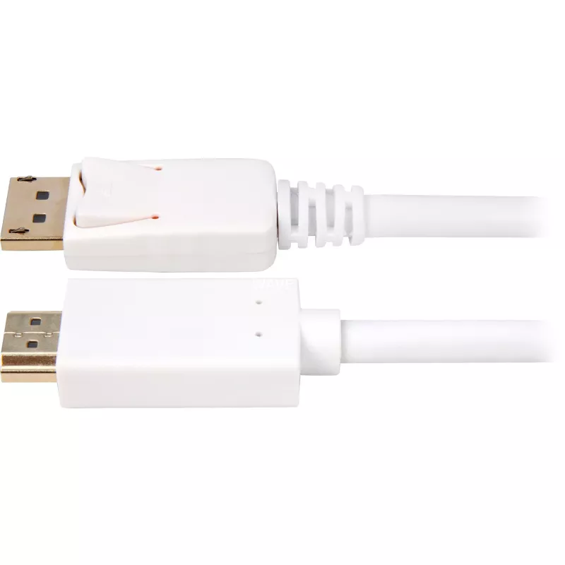 Sharkoon Adapterkaabel DisplayPort 1.2 > HDMI 4K valge 3 meetrit