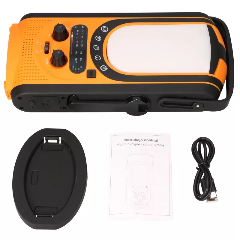 Extralink Power Ranger EPS-6000 | Akupank | 6000mAh, FM-raadio, LED-lamp, dünamo, päikesepaneel