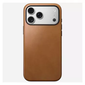 Mobiiltelefoni ümbris Nomad Modern Leather Case Cover iPhone 17 Pro Max, 17,5 cm (6,9 tolli), Tan, nahk + PC/TPU