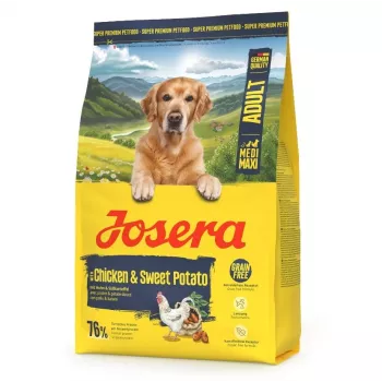 Kuiv koeratoit JOSERA Adult Chicken & Sweet Potato 3 kg — täiskasvanud koerad, kana retsept