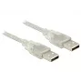 USB-kaabel DeLOCK 83889 USB 2.0 2 m Läbipaistev
