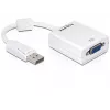 Video Kaabliadapter DeLOCK 61766 0.125m VGA DisplayPort Valge