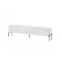 TV-kapp Cama Meble VERA 190x40x50 cm, matt valge, puitlaastplaadist pealispind