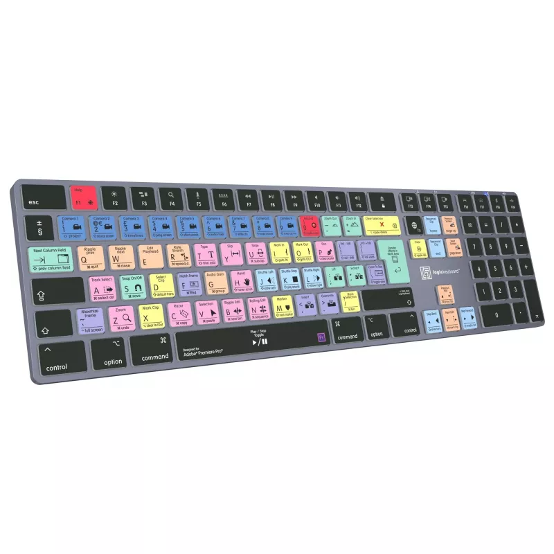 Logickeyboard LKB-PPROCC-TM-UK klaviatuur kontor Bluetooth QWERTY inglise täissuuruses