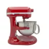 KitchenAid 5KSM60SPXEER lauamikser 375 W Hall, Punane, Roostevaba teras