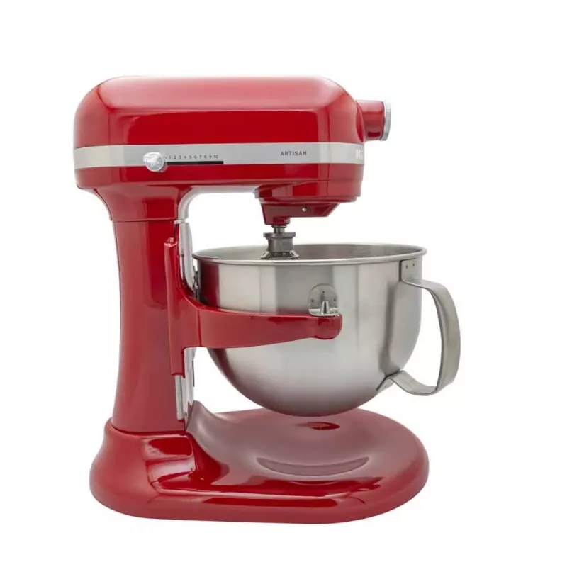 KitchenAid 5KSM60SPXEER lauamikser 375 W Hall, Punane, Roostevaba teras
