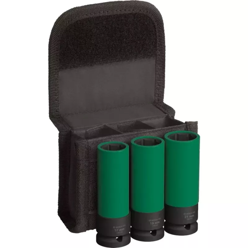 Löögipesade komplekt Bosch PRO 1/2 tolli, 3-osaline, süvapesad äärekaitsega