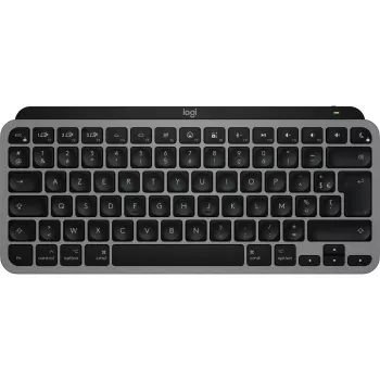 Logitech Master Series MX Keys Mini for Mac - klaviatuur - kompaktne - taustvalgustusega - juhtmevaba - Bluetooth LE - AZERTY - prantsuse - kosmosehall (920-012646)