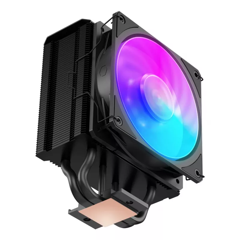 Cooler Master Hyper 212 3DHP Must ARGB — 120 mm ventilaator, LGA1700/AM5/AM4 ühilduv