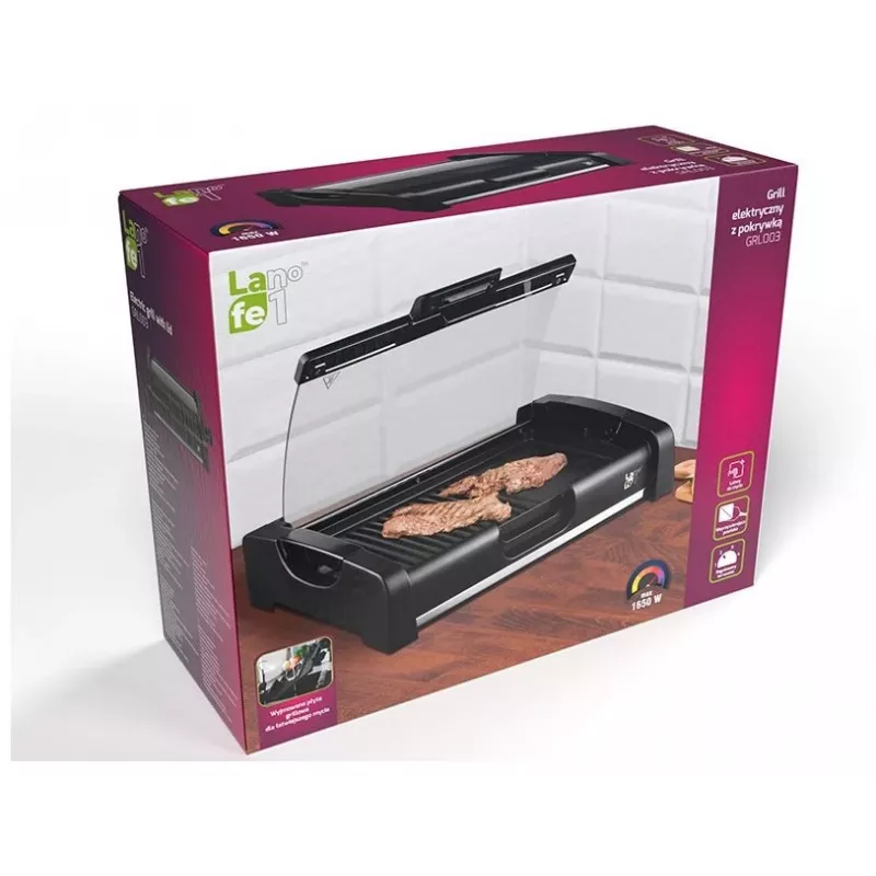 Lafe GRL-003 elektriline kontaktgrill kaanega, 1650 W