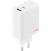 Toiteadapter ONEPLUS SUPERVOOC 120W kahe pordiga juhtmega laadija, 120W koguväljund, 1x USB-C + 1x USB-A, 100–240V, 145 g, valge