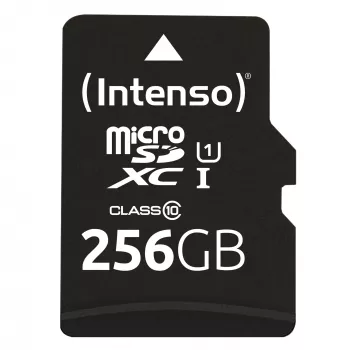 Välkmälu Intenso 256GB UHS-I MicroSD-kaart
