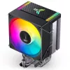 Jonsbo CR-1400 EVO ARGB CPU-jahuti, 92 mm, must