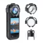 Objektiivikatted Puluz PU750T Insta360 X5 jaoks – Snap-On kaitsekatted