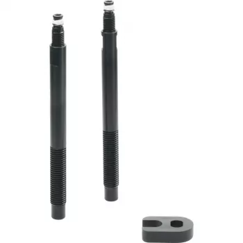 Ventil-Extension Tubeless, 65 mm (must, 2-osaline komplekt)