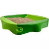 Liivakast Simba‑Dickie BIG 800056733, plast, 1380×1380 mm, sisseehitatud pingid, roheline
