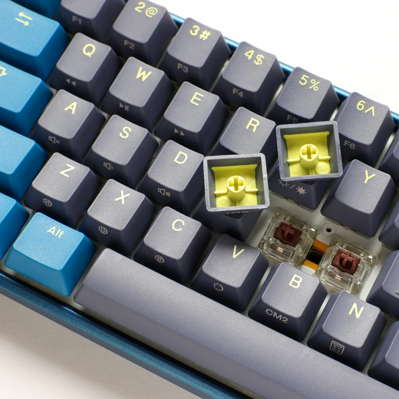 Ducky One 3 SF DayBreak klaviatuur mängimiseks USB US inglise must sinine