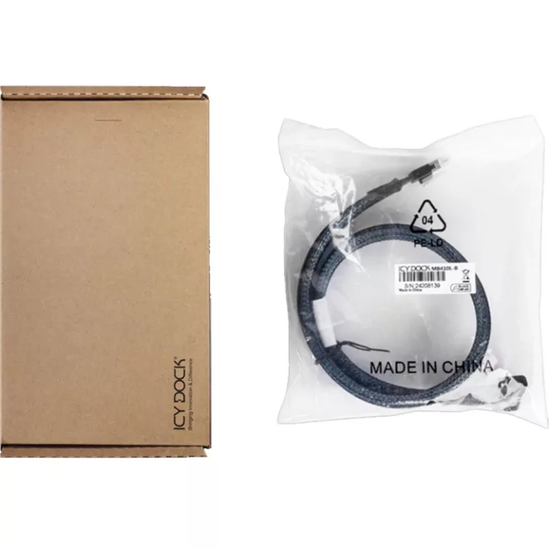 Icy Dock MB410L-B Serial Attached SCSI (SAS) kaabel 0,5 m must