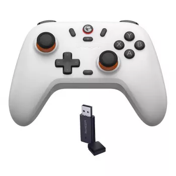 Juhtmeta mängukontroller GameSir T4n Lite Valge Bluetooth-ühilduv, juhtmeta, laetav