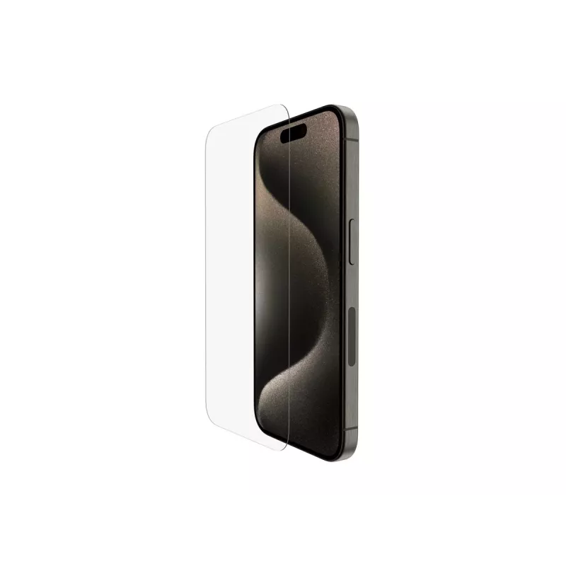 Belkin | ScreenForce Pro | UltraGlass2 Anti-Microbial Screen Protector | Apple | For iPhone 15 Pro | Klaas | Läbipaistev | Läbipaistev ekraanikaitse