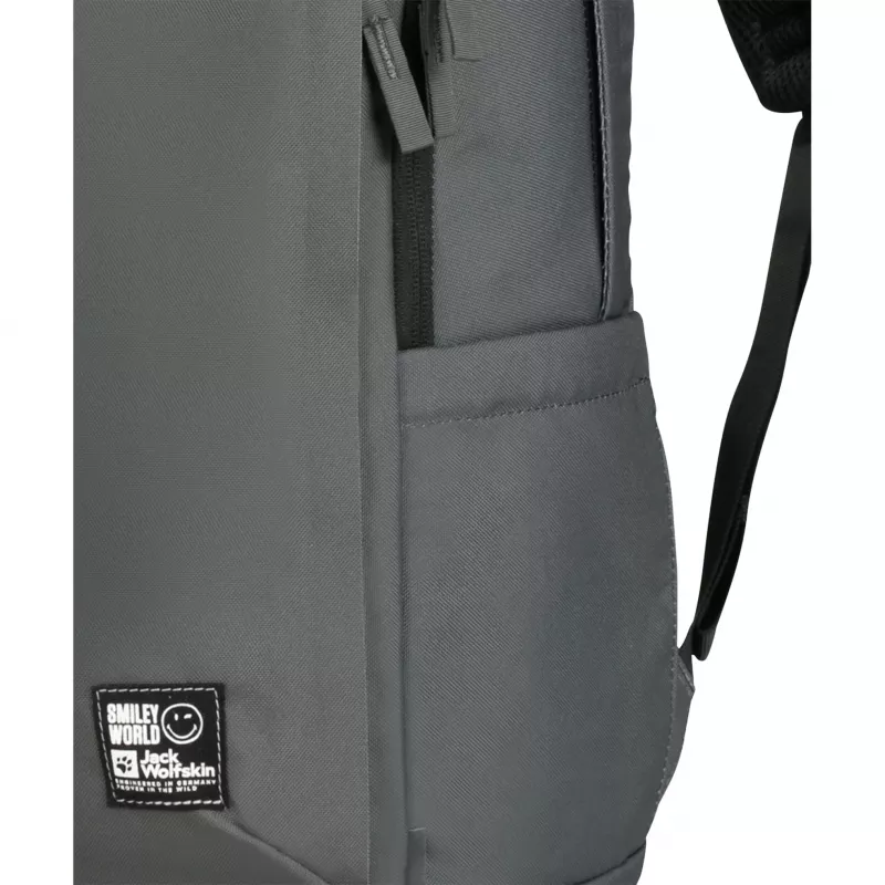 Jack Wolfskin Smileyworld seljakott - roheline/hall, 22 L