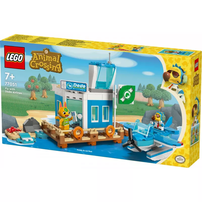 Ehitusmänguasi LEGO 77051 Animal Crossing: Fly with Dodo Airlines komplekt, LEGO kaubamärk, mudel 77051