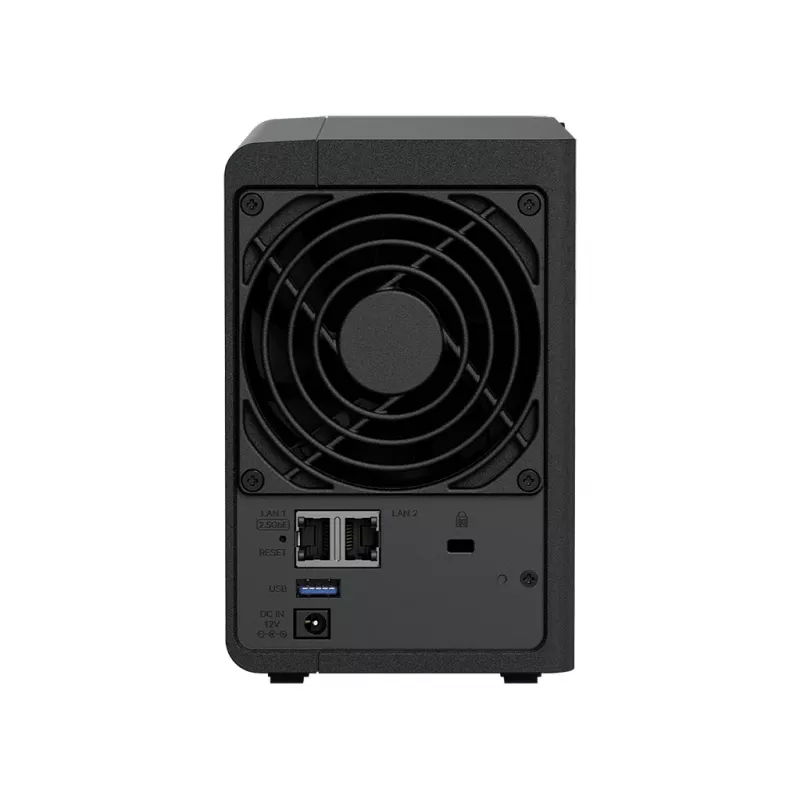 Synology DS225+ 2-kohaline NAS töölaud Intel® Celeron® J4125 2 GB DDR4 Synology DSM Must - ainult Synology HDD