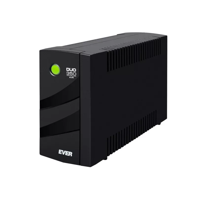 Katkematu toiteallikas EVER DUO 350 AVR, line-interactive torn-UPS, 0,35 kVA (245 W), 2x C13 pistikupesa, 12 V 5 Ah VRLA aku