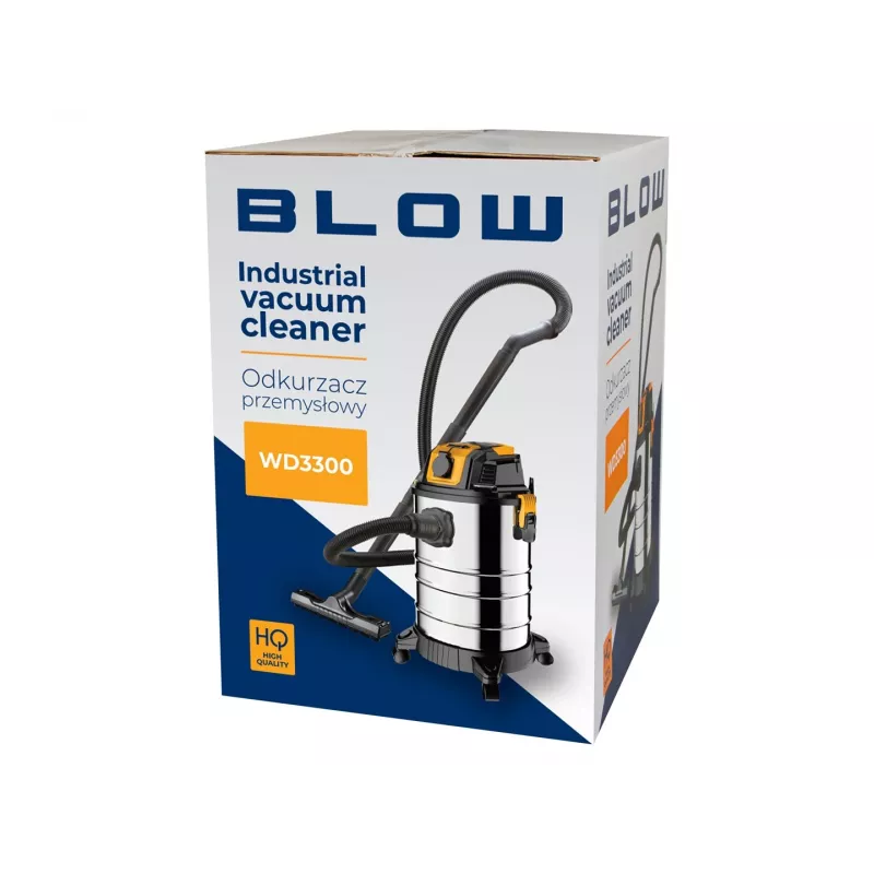 BLOW WD3300 tööstuslik tolmuimeja 230 V pistikupesaga 2000 W