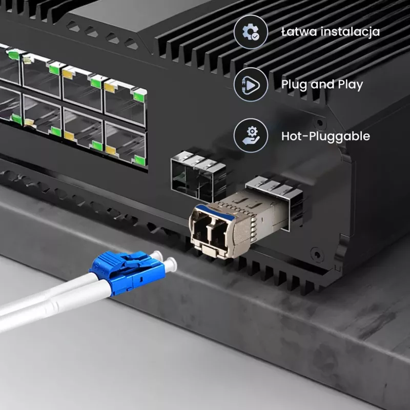 Extralink SFP28 25G 2-Pack | SFP28 moodul | 25Gbps, LC/UPC dupleks, 1310nm, 10km, ühemoodiline, DOM võrgusaatja-vastuvõtja moodul