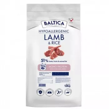 BALTICA Nutraceutic Hypoallergenic S Lamb with rice - kuiv koeratoit - 12 kg