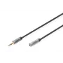 Digitus Audio pikenduskaabel 3,5 mm pistik 3,5 mm pesasse 1,8 m Must