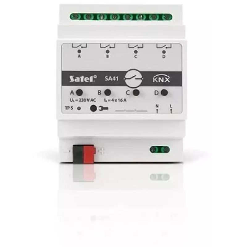 SATEL KNX 4-kanaliline lülitusajam KNX-SA41