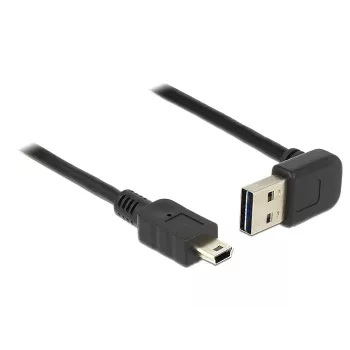 USB-kaabel DeLOCK 1m USB 2.0-A Mini-USB B-pistik Must