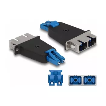 DeLOCK optilise kiu hübriidühendus LC Duplex isane SC Duplex emasele sinine