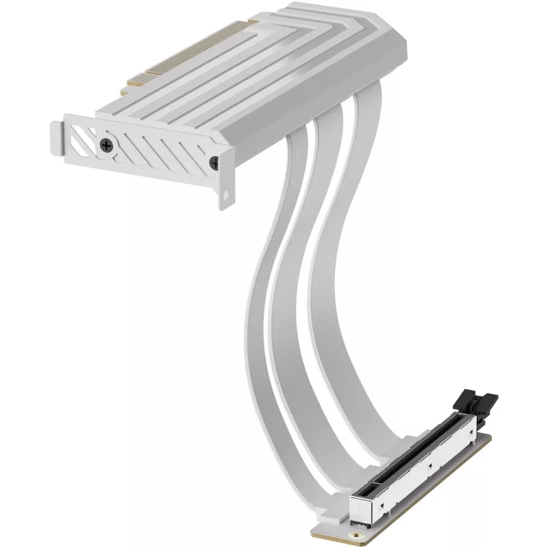 HYTE PCIe 5.0 Hyper Riser kaabel, 20 cm, lumivalge
