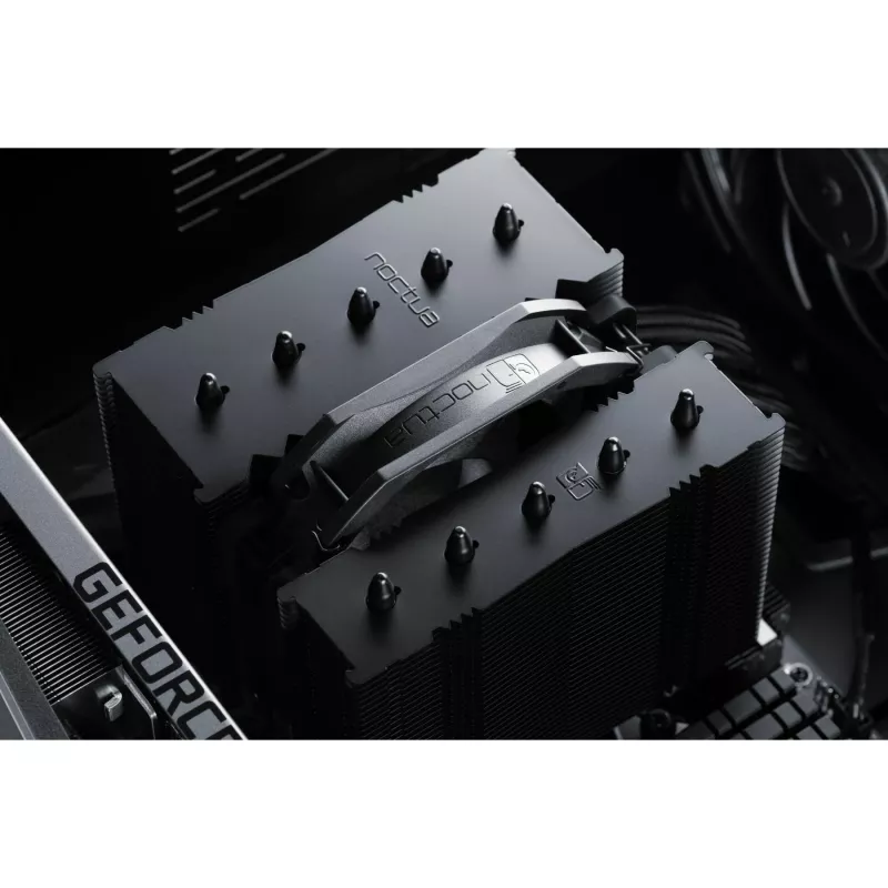 Õhkjahuti Noctua NH-D12L 12 cm Alumiinium Must 450-2000 RPM 18.8-22.6 dB
